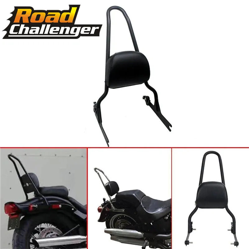 

Fits For Harley Fat Boy FLSTF & Fat Boy Lo FLSTFB & Softail & Night Train Passenger Sissy Bar Backrest Pad Cushion