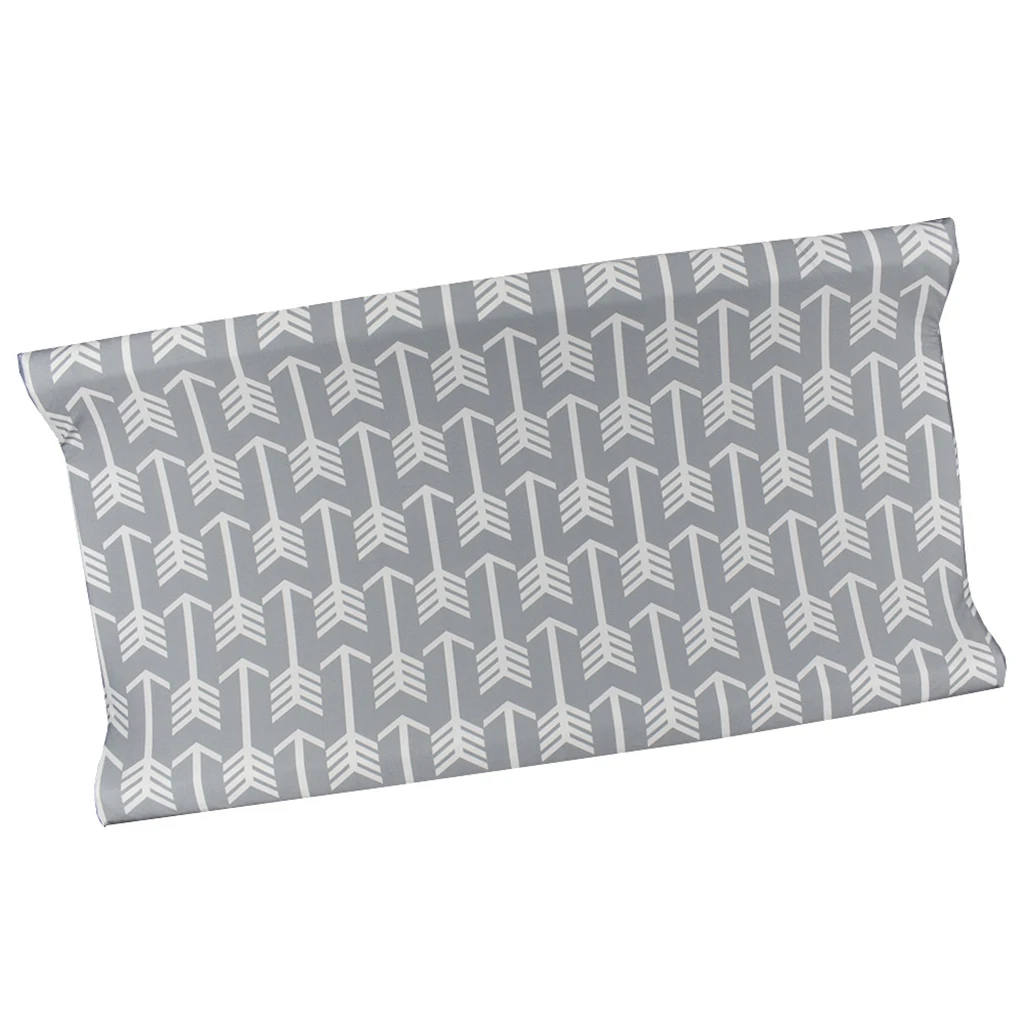 2Pieces Baby Changing Table Pad Contoured Diaper Change Cushion Nursery Perfect for Infant & Waterproof 