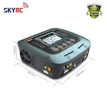 SKYRC Q200 1 в 4 Интеллектуальное зарядное устройство/разрядник для LiPo/lihv/литий-железо/литий-ионный /NiMH/NiCd/свинцово-кислотная батарея