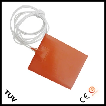 

300w 250 x 200 mm silicone heater pad with 100 k thermistor adhesive back