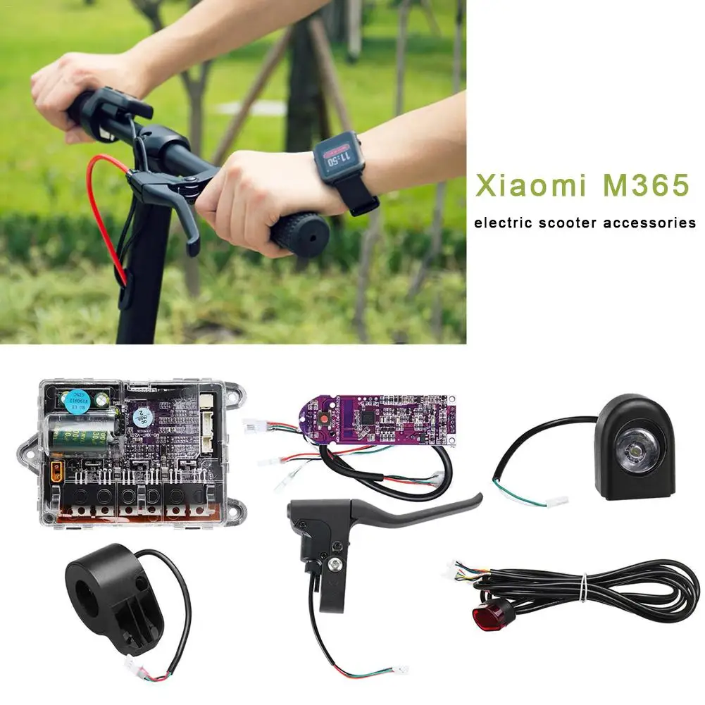 

For Xiaomi M365 Electric Scooter Accessories 36V Lithium Battery Circuit Motherboard Controller Dashboard Headlights 6Pcs