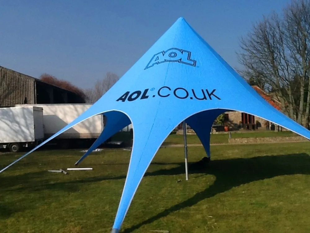 

4*8m Trade Show Printed Single Top Star Tent, Aluminum Tent For Outdoor Promotion / Advertisement / Party / Gathering / Event