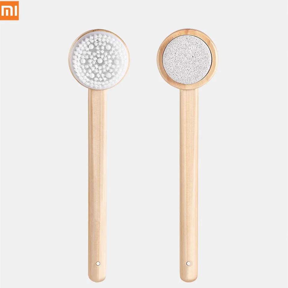 Xiaomi щетка для тела ванны двусторонняя силиконовая Массажная 2 в 1 ванной