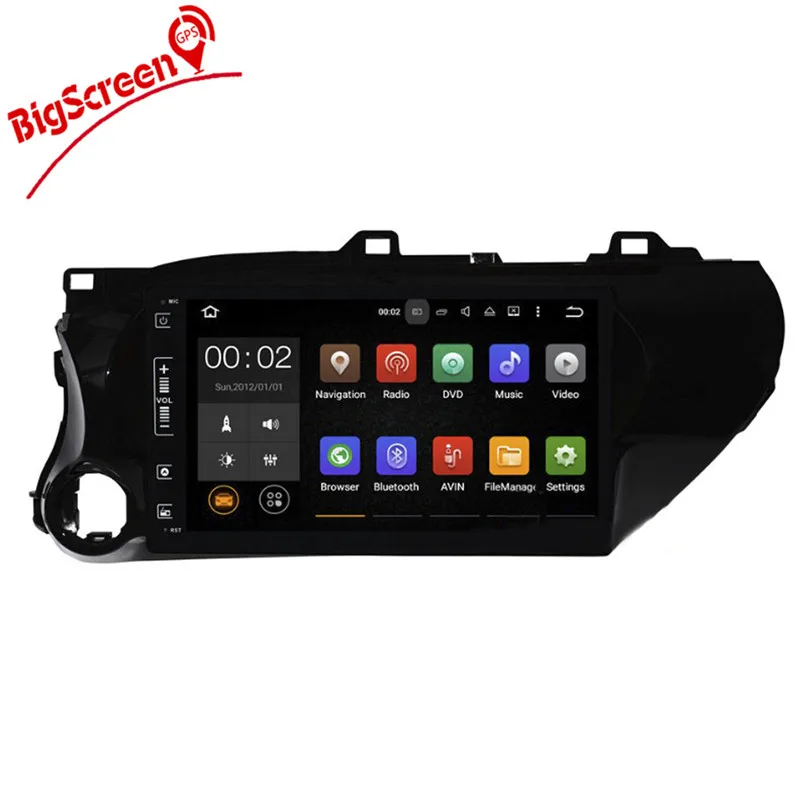 Sale Android 7.1 10.1"Inch 2 Din Car No DVD Player GPS Navigation For Toyota Hilux 2016 2017 Radio Steering Wheel Controls Free Map 5 Sale Android 7.1 10.1"Inch 2 Din Car No DVD Player GPS Navigation For Toyota Hilux 2016 2017 Radio Steering Wheel Controls Free Map 5