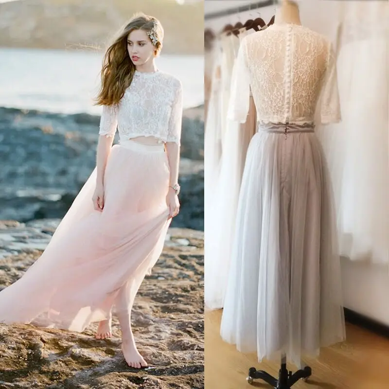 

Wedding Bolero long sleeve Lace Bridal Wraps for Wedding Party Prom White Jacket Bolero lace jacket