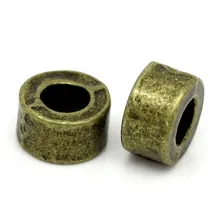 DoreenBeads металлические бусины вставки из сплава Круглые античные