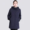 2022 Thin Women's Coat Spring Autumn Women's Fashion Windproof Parkas Female Hood Jacket New Large size Outwear Hot Sale ► Photo 2/6