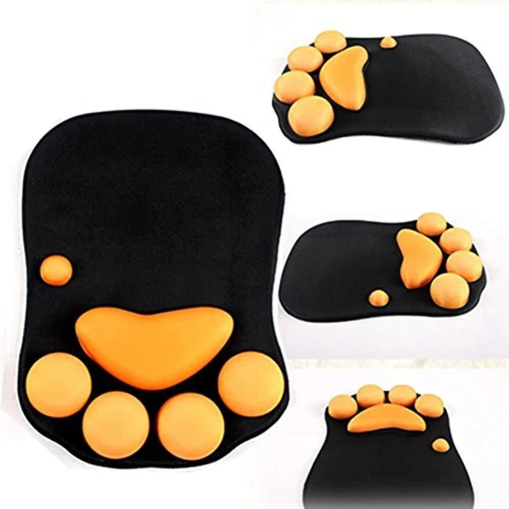 3D-Paw-Mouse-Pad-Soft-Silicone-Cat-Paw-shape-Wrist-Rests-Memory-Foam-Comfort-Cushions-Mouse