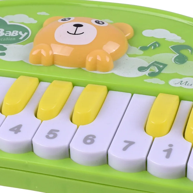 Hot Sale Musical Instrument Toy Baby Kids Cartoon Animal keyboard Developmental Music Educational Toys For Children Gift