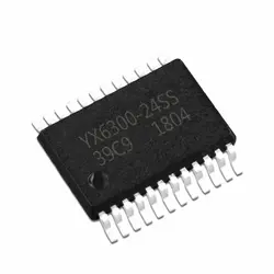 10 шт YX6300-24SS MP3 чип UART последовательный MP3 декодер поддержка чипов SD карты USB и SPI Flash