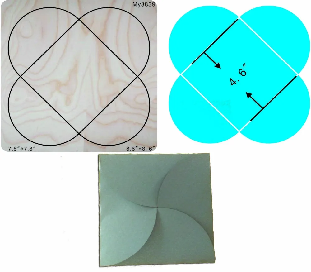 

Envelope Wooden Die Fits Big shot Pro, Sizzix New