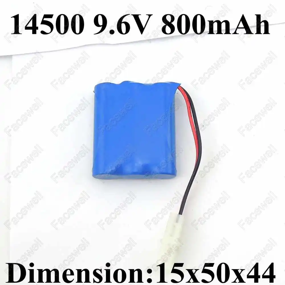 2pcs 9.6V 500mAh 3s Lifepo4 Rechargeable battery for Remote Control