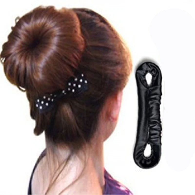 Download 1pcs Women Hairdisk Hair Device Donut Messy Bun Updo Hair ...