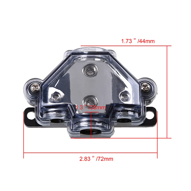 POSSBAY автомобильный Стайлинг Coche аудио Мощность дистрибьютор Держатель предохранителя блок черный Универсальный защитный аудио система 1 способ в 3/5 выход