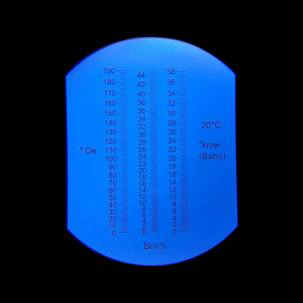 3 в 1 ручной 0~ 44% БРИКС 0~ 190 Oe Oechsle 0~ 38 KMW рефрактометр вино пиво фруктовый сок варить Oechsle БРИКС рефрактометр