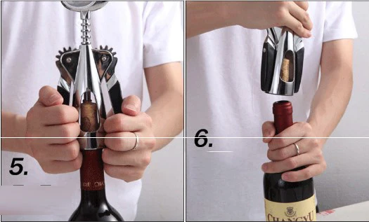 Zinc alloy stainless steel wine bottle opener multi-function creative wine opener wine bottle opener wholesale (1)