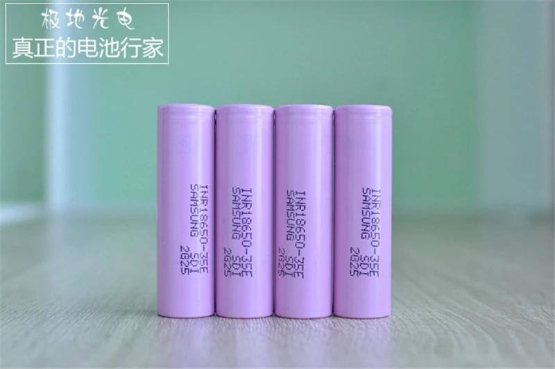 

100% Original for SAMSUNG INR 18650 -35E 3.6v 3.7V 3500mAh lithium-Ion Li-ion Rechargeable chargeable Batteries cell
