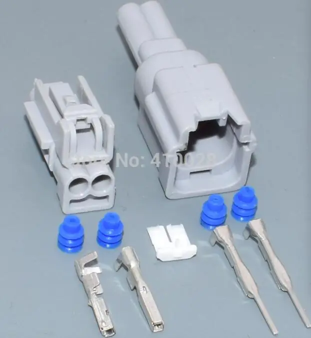 2set male female Shhworld Sea 2 Pin 1,0 мм 7282-7770-40 женский мужской автомобильный разъем жгут проводов разъем авто розетка - Название цвета: 2set male female