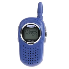 1Pair Kids Toy Walkie Talkies 22-Channel 400-470mhz FRS/GMRS Walkie-talkie Interphone Intercom with Time Alarm Clock Function