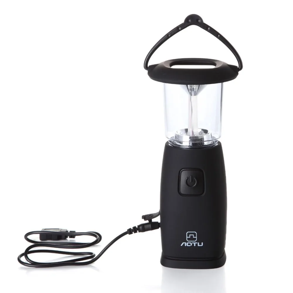 Solar Camping Light Super Bright 6 LED Tent Light USB Rechargeable