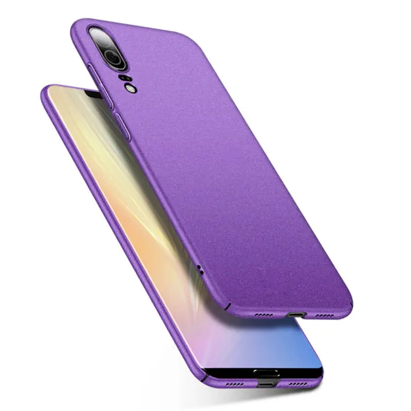

Ultra Slim Sandstone Frosted Matte Phone Case For Huawei P20 Lite Nova3E Hard PC Anti-skid Full Cover For Huawei P20 Plus P20Pro