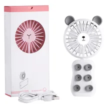Креативный мини-вентилятор с героями мультфильмов складной ручной USB Электрический мини Ручной портативный игровой маленький вентилятор для мобильного телефона с светодиодный подсветкой