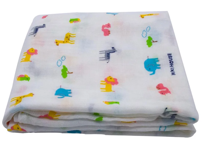 Бамбуковое волокно муслиновое хлопковое детское Пеленальное Одеяло для новорожденных черно-белое Марлевое банное полотенце - Цвет: NO1