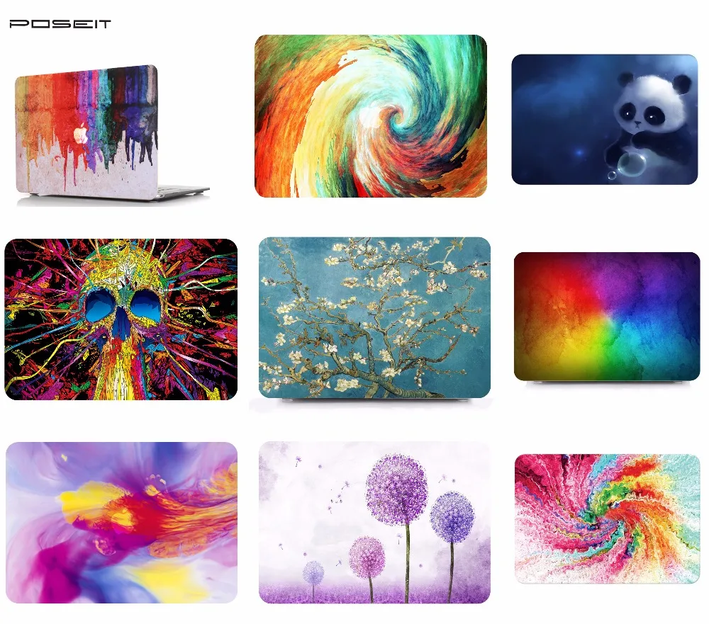 

Laptop Tablet Protective Hard Shell Case Keyboard Cover Skin Set Bag For 11 12 13 15" Apple Macbook Air Pro Retina Touch Bar YH