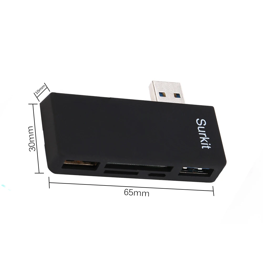 Новый многофункциональный Порты и разъёмы USB3.0 концентратора SD Card Reader Адаптер для microsoft Surface Pro 3/4