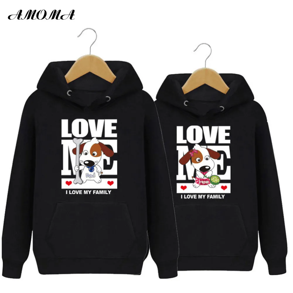 AMOMA Couple Hoodies For Lovers Fashion Pure Color