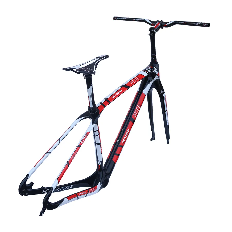 Top 2017 FCFB MTB carbon frame15/17/19/21inch bicycle 27er 29er carbon frame carbon mountain bike frame disc carbon mtb frame PF30 15