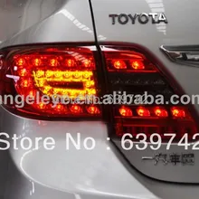 Для Toyota 2011-2012 год Corolla Altis светодиодные задние красные, черные Цвет yz