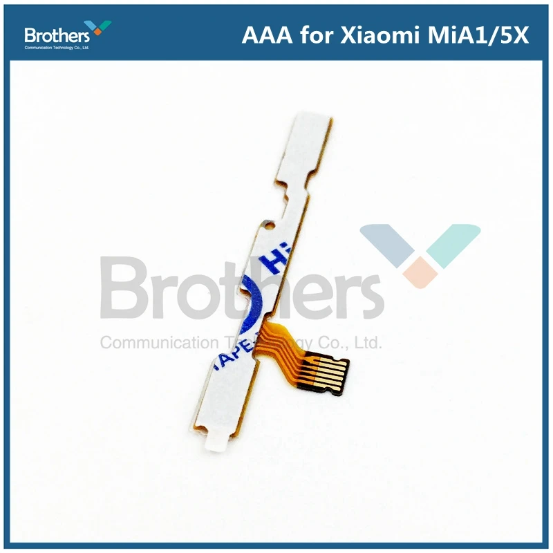 Flex for Xiaomi Mi A1 5X Power On Off+ Volume Up Down Button Flex Cable for Xiaomi A1 5X Phone Relacement Parts AAA Work