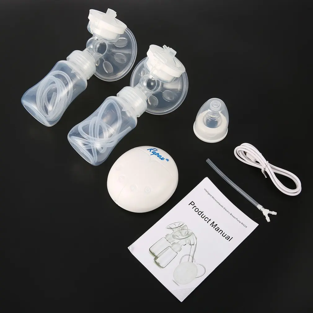 

Double Electric Breast Pumps Powerful Nipple Suction USB feedkid Breast Pump Maternity Auto Breast Feeding Milk Pumps borstkolf