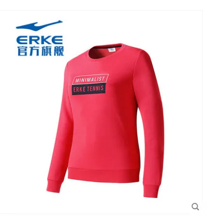 

Erke Sweater Women 2018 Autumn New Round Collar Sweater Women Students Loose Turtleneck Sports Jacket