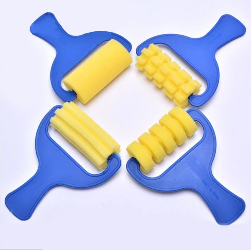 4pcs/set Baby DIY Painting Sponge Brush Set Original