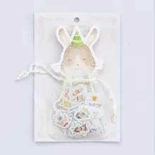 100 pcs/lot Lovely Rabbit mini paper sticker DIY diary decoration sticker for planner album scrapbooking kawaii stationery 100 pcs/lot Lovely Rabbit mini paper sticker DIY diary decoration sticker for planner album scrapbooking kawaii stationery
