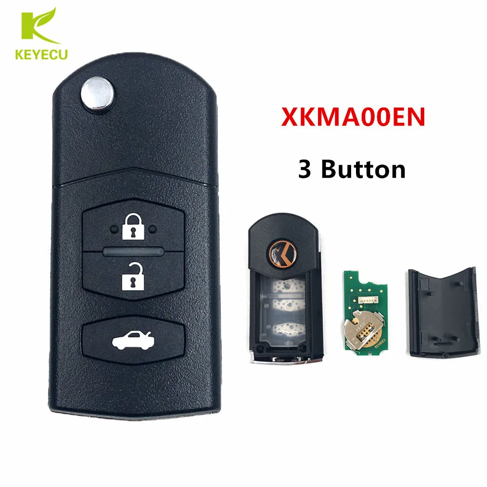 KEYECU 10PCS XHORSE (English Version) Universal Remote Key Fob 3 Button