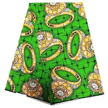 Анкара ткань воск африканская ткань хлопок Высокое качество Африканский Воск принты ткань мягкий воск Ткань 6 ярдов для платья