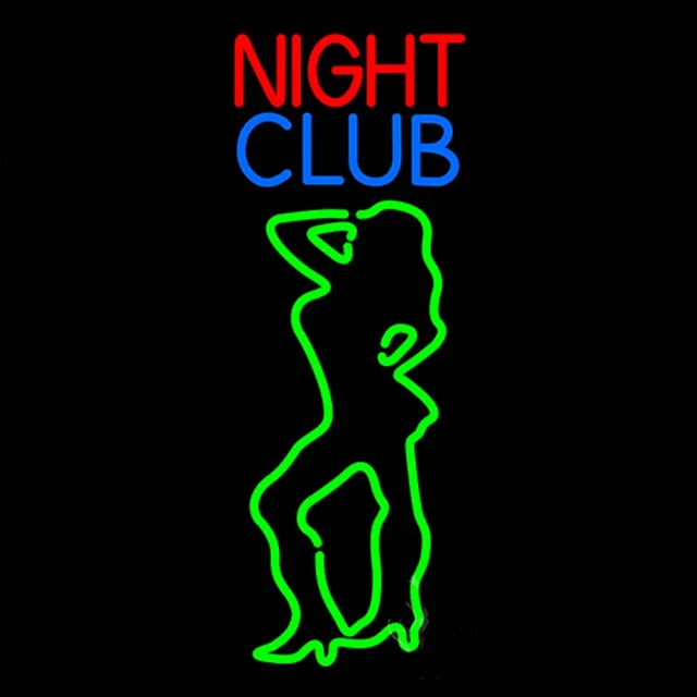 Neon Sign For Pole Dance Girl Strip Club Red Strip Girls Red Night Club 