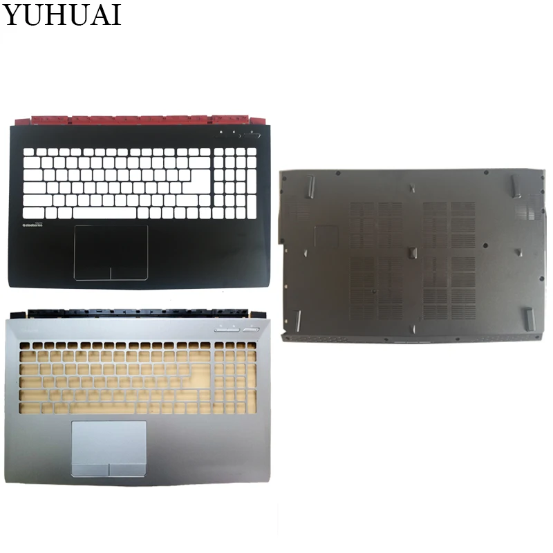 

New For MSI GE62 MS-16J1 16J2 16J3 TOP COVER Palmrest cover Upper Case 3076J3C224Y31 E2P-6j10216-Y31/Bottom Base Case Cover