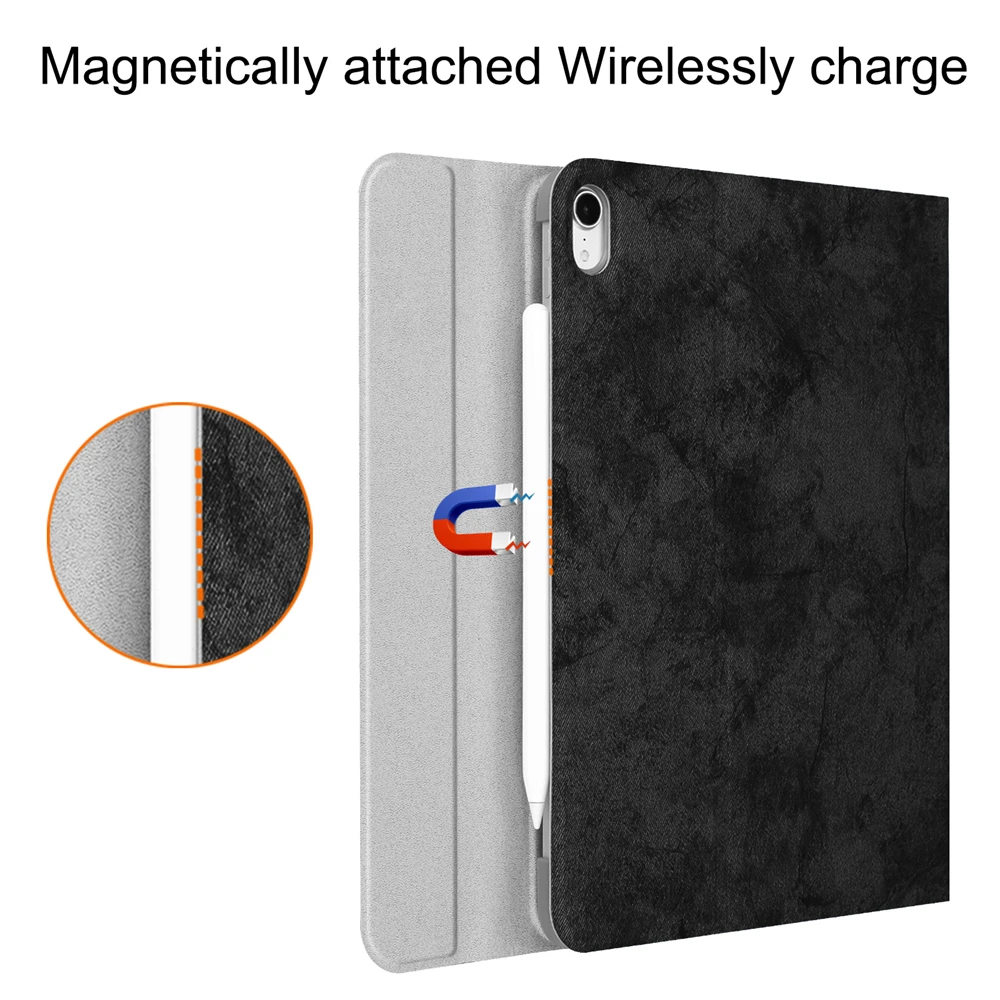 Russian Spanish 7 colors Backlit Bluetooth Case For iPad Pro 11 2018 Cover Ultra slim Stand Funda F