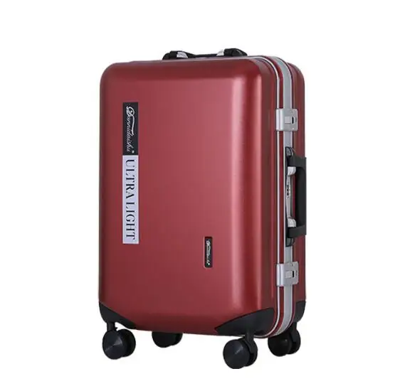Travel tale ПК 2" 24" 2" дюймов из АБС-пластика для путешествий жесткий чемоданы на колесах матовый rolling чемодан на колесах - Цвет: wine red