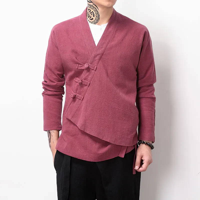 Xie Jin Chinese Men's Cotton Coat Wind Robe Meditation Service Just Test Not For Sale Ma Rui Dong |