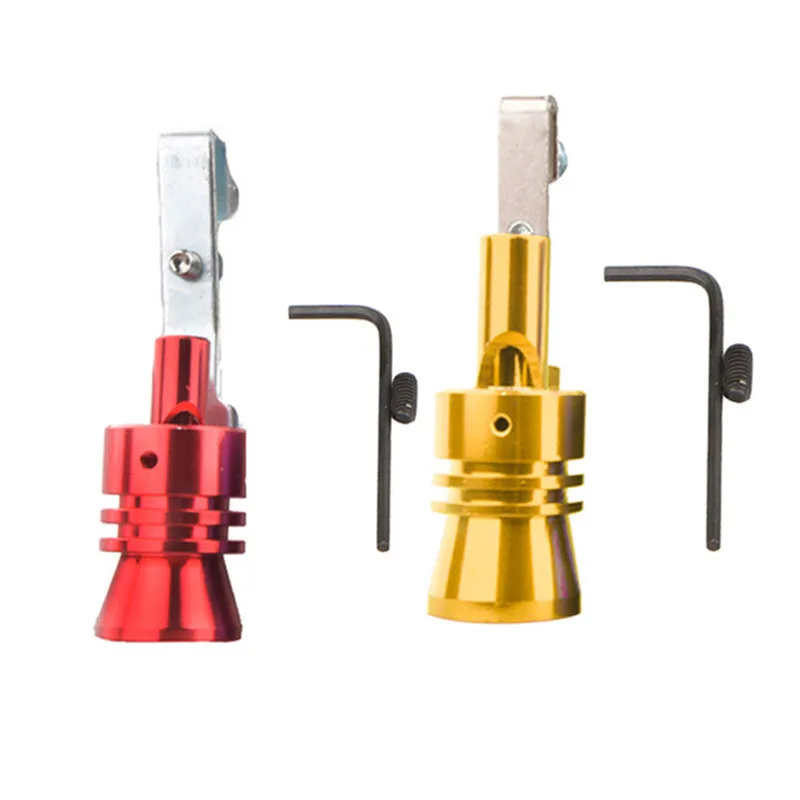 

CARPRIE Sound Maker Exhaust Pipe Oversized Roar Maker Car Auto Exhaust Pipe Loud Whistle Sound Maker Red / Gold dropship m18