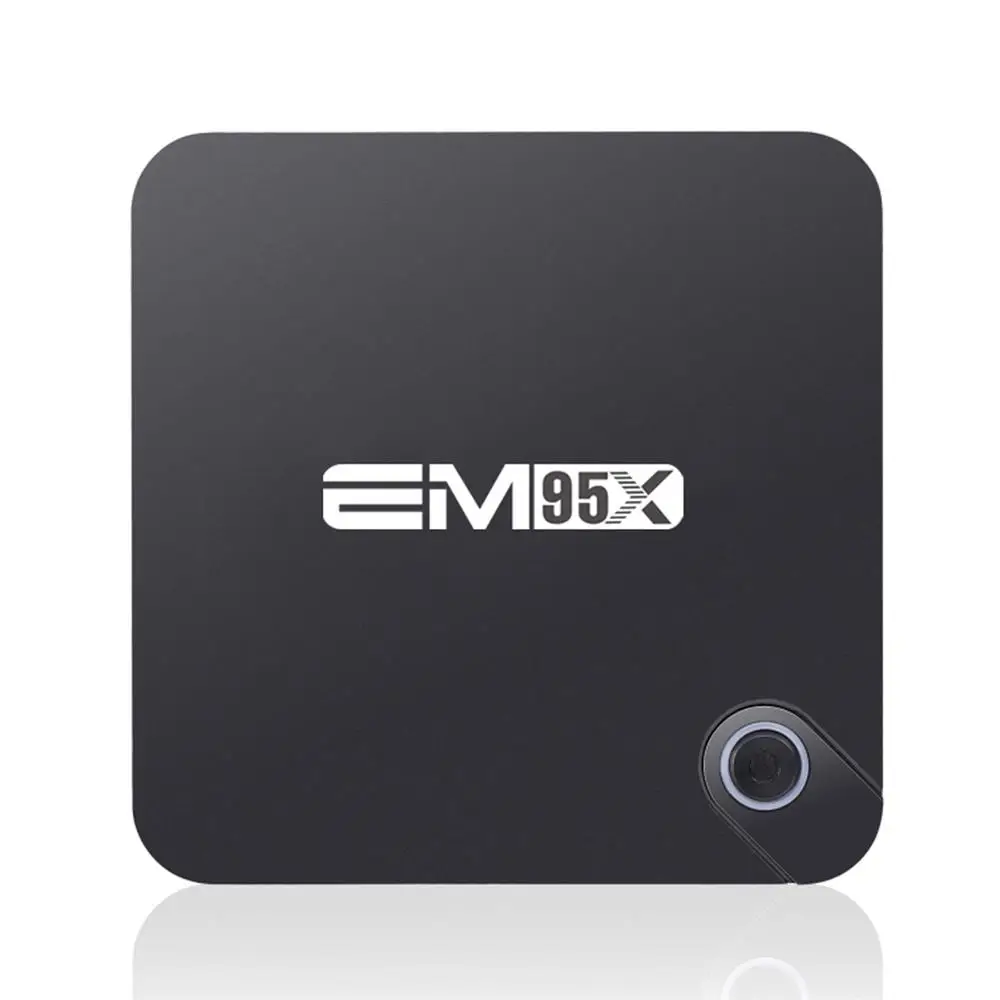 2G/16G Android 6.0 TV Box EM95X Amlogic S905X Quad-Core A53 2.0 GHz Full loaded WiFi 4K H.265 Streaming Media Players | Электроника