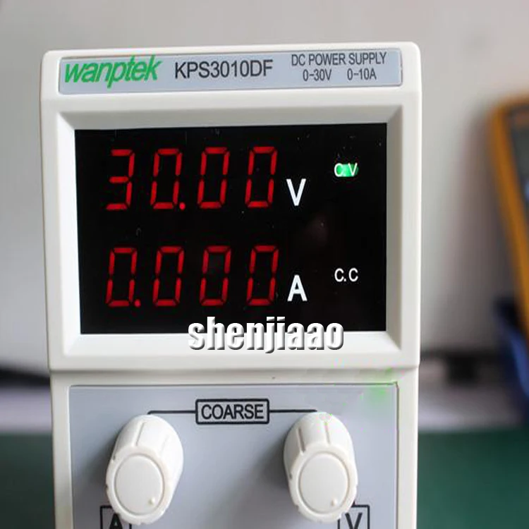 KPS3010DF 0-30 V/0-10A 110 V-230 V 0,1 V/0.001A ЕС светодиодный цифровой регулировкой переключатель Мощность Поставка ма дисплей