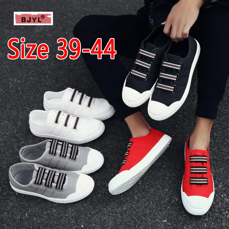 

BJYL mens shoes 2019 new men with canvas shoes for students Korean version lazy shoes for men outdoor casual