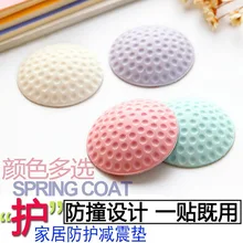 Уплотненная Бесшумная дверная палка цветная резиновая накладка на дверную ручку буферные защитные пробки глушители краш-пад дверной замок