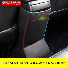 Аксессуары для SUZUKI VITARA SX4 S-CORSS- заднее сиденье+ подлокотник коробка анти коврик Kick защитная накладка комплект отделка